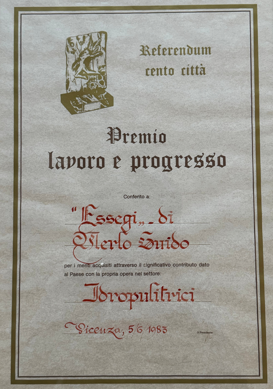Premio al lavoro Essegi